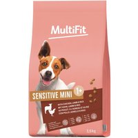 MultiFit Sensitive Trockenfutter Hund Adult Mini Lamm, Huhn & Reis 2,5kg MultiFit Sensitive Trockenfutter Hund Adult Mini Lamm, Huhn & Reis 2,5kg von MultiFit