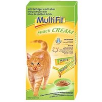 MultiFit Snack Cream 11x7x15g Geflügel, Leber & Biotin von MultiFit