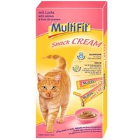 MultiFit Snack Cream 11x7x15g Lachs & Inulin von MultiFit
