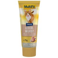MultiFit Snack-Paste Leberwurst Leberwurst 3x75 g MultiFit Snack-Paste Leberwurst Leberwurst 3x75 g von MultiFit