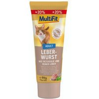 MultiFit Snackpaste Leberwurst 1x75 g (+20% gratis) von MultiFit