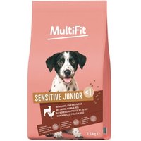 MultiFit Trockenfutter Hund, Junior, Sensitive, mit Lamm, Huhn & Reis 2,5 kg MultiFit Trockenfutter Hund, Junior, Sensitive, mit Lamm, Huhn & Reis 2,5 kg von MultiFit