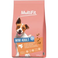 MultiFit Trockenfutter Hund Adult, Mini, mit Rind, Huhn & Mais 2,5 kg von MultiFit