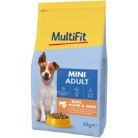 MultiFit Trockenfutter Hund Adult, Mini, mit Rind, Huhn & Mais 4 kg MultiFit Trockenfutter Hund Adult, Mini, mit Rind, Huhn & Mais 4 kg von MultiFit