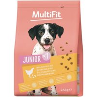 MultiFit Trockenfutter Hund Junior, mit Geflügel & Reis 2,5 kg von MultiFit
