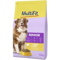 MultiFit Trockenfutter Hund Senior Huhn und Reis 2x12 kg von MultiFit