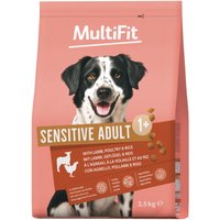 MultiFit Trockenfutter Hund Sensitive Adult mit Lamm, Geflügel & Reis 2,5 kg MultiFit Trockenfutter Hund Sensitive Adult mit Lamm, Geflügel & Reis 2,5 kg von MultiFit