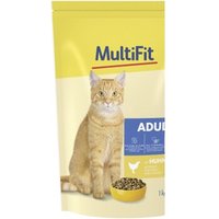 MultiFit Trockenfutter Katze, Adult, Huhn 1 kg von MultiFit