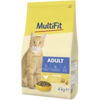 MultiFit Trockenfutter Katze, Adult, Huhn 2x4 kg von MultiFit
