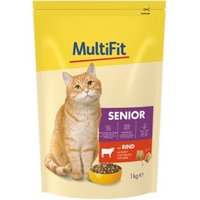 MultiFit Trockenfutter Katze, Senior, Rind 1 kg MultiFit Trockenfutter Katze, Senior, Rind 1 kg von MultiFit