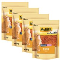 MultiFit naturelle Hühnerbrust Junior 4x50 g von MultiFit
