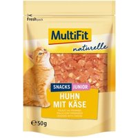 MultiFit naturelle Huhn & Käse Junior 4x50g von MultiFit