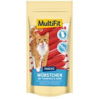 MultiFit Snackwürste 3x12x9g Thunfisch von MultiFit