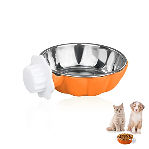 MultiValue 2-in-1 Haustierbox Schüssel für Kisten Käfige, abnehmbare Kiste Wassernapf Kreative Niedliche Kürbis Edelstahl Haustier Hängende Schüssel Kleiner Käfig Hundenapf für Katzen Kaninchen MultiValue 2-in-1 Haustierbox Schüssel für Kisten Käfige, abnehmbare Kiste Wassernapf Kreative Niedliche Kürbis Edelstahl Haustier Hängende Schüssel Kleiner Käfig Hundenapf für Katzen Kaninchen von MultiValue
