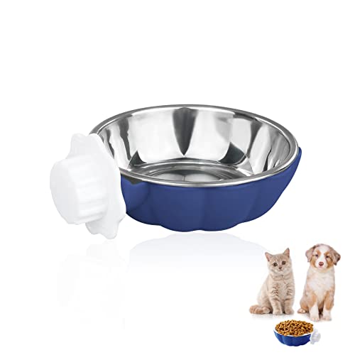 MultiValue 2-in-1 Haustierbox Schüssel für Kisten Käfige, abnehmbare Kiste Wassernapf Kreative Niedliche Kürbis Edelstahl Haustier Hängende Schüssel Kleiner Käfig Hundenapf für Katzen Kaninchen (Blau) MultiValue 2-in-1 Haustierbox Schüssel für Kisten Käfige, abnehmbare Kiste Wassernapf Kreative Niedliche Kürbis Edelstahl Haustier Hängende Schüssel Kleiner Käfig Hundenapf für Katzen Kaninchen (Blau) von MultiValue