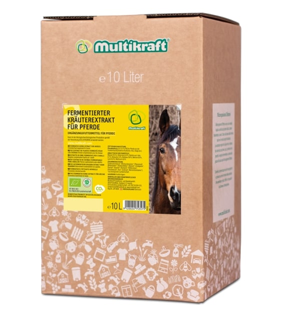 Multikraft Fermentierter Kräuterextrakt für Pferde 10L Unterstützt die Darmgesundheit Multikraft Fermentierter Kräuterextrakt für Pferde 10L Unterstützt die Darmgesundheit von Multikraft