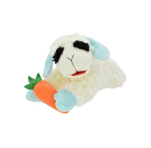 Multipet Frühlings-Oster-Lammkotelett mit hellblauen Ohren hält Karotte, Plüsch-Quietscher, Hundespielzeug, 27,9 cm Multipet Frühlings-Oster-Lammkotelett mit hellblauen Ohren hält Karotte, Plüsch-Quietscher, Hundespielzeug, 27,9 cm von Multi Pet