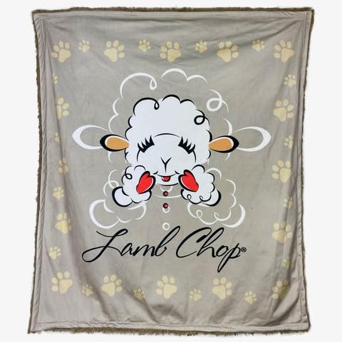 Lammkoteldecke, Hundedecke, flauschiges Fleece, Premium, weicher Haustier-Überwurf, kuscheln Sie Ihren Welpen in gemütlichem Komfort ein, mehrfarbig, 91,4 x 91,4 cm, offizielles Lizenzprodukt von Multi Pet