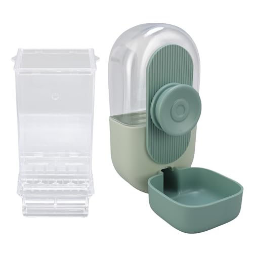 Mumusuki Automatischer Vogelschutz- und Wasserspender für Käfig, 17oz Lebensmittel + 28 Unzen Wasser Schwerkraftspender, kein Messdesign für Kakadosen, Papageien, Lovebirds, Finken Mumusuki Automatischer Vogelschutz- und Wasserspender für Käfig, 17oz Lebensmittel + 28 Unzen Wasser Schwerkraftspender, kein Messdesign für Kakadosen, Papageien, Lovebirds, Finken von Mumusuki