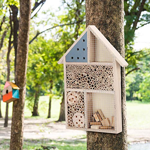 Mumusuki Holz Insekten Insekten Holz Biene Bug Zimmer Hotel Shelter Garten Dekoration Nester Box von Mumusuki