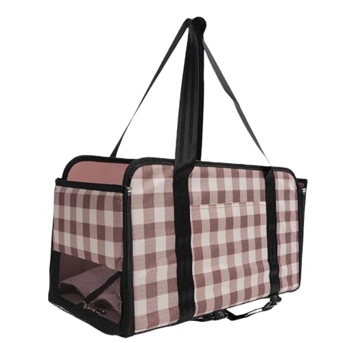 Mumusuki Hundeautossitze für Kleine Hunde, Abnehmbarer Waschbarer Autokampenmeister Konsole Hundesitz Tragbarer Hund Booster Doggie Carsat Carrier Bett für Reiseabenteuer Sommergebrauch von Mumusuki