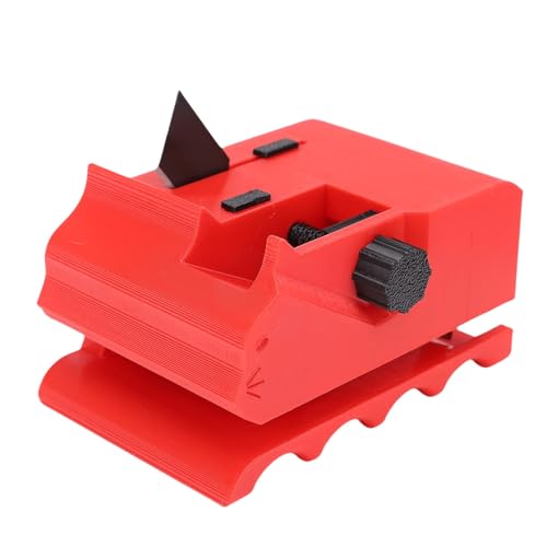 Mumusuki Verstellbarer Kartonschneider, Handwerkzeug mit Ersatzschneidemittel Speicher für Katzenkratzer, Schnelles und Genaues Schneiden, Leichtes Design für Heimatnutzung, (Rot) von Mumusuki