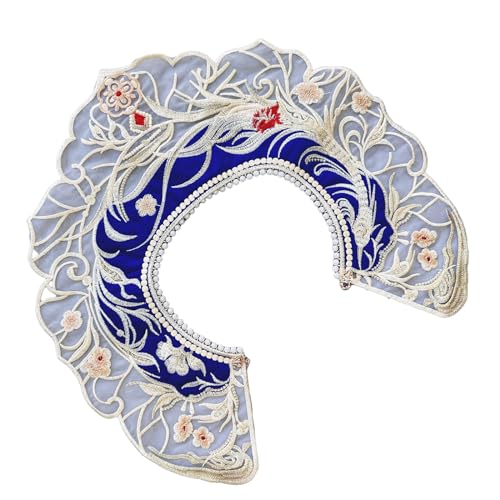 Besticktes Halsband mit Blumenmuster für Damen, Halsband, Nieten, Blumenschal, dekoratives chinesisches Yunjian-Halsband, bestickte Halsbänder für Hunde Besticktes Halsband mit Blumenmuster für Damen, Halsband, Nieten, Blumenschal, dekoratives chinesisches Yunjian-Halsband, bestickte Halsbänder für Hunde von Mumuve
