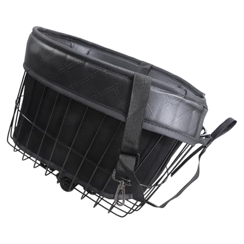 Hunde-Fahrradkorb mit Metallrahmen, große Kapazität, für kleine Hunde, Katzen Hunde-Fahrradkorb mit Metallrahmen, große Kapazität, für kleine Hunde, Katzen von Mumuve