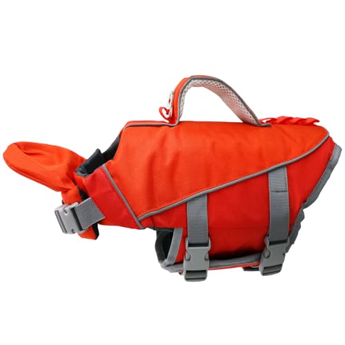 Hunde-Schwimmanzug, reflektierend, mit Griff, zum Schwimmen, Bootfahren, verstellbar, hoher Auftrieb für Wasseraktivitäten, verstellbare Hundeschwimmweste Hunde-Schwimmanzug, reflektierend, mit Griff, zum Schwimmen, Bootfahren, verstellbar, hoher Auftrieb für Wasseraktivitäten, verstellbare Hundeschwimmweste von Mumuve