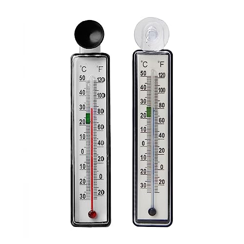 Mumuve Aquarium-Thermometer, digital, tauchfähig, mit Saugnapf, leicht zu lesen, wasserdicht, ohne Draht, Aquarium-Wasserthermometer, Aquarium-Thermometer, wasserdicht von Mumuve
