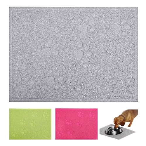Murago - Futternapfunterlage 40x30cm für Hund und Katze - Grau - Napfunterlage Futter Unterlage Katzenklo Futtermatte Katzentoilette Vorleger Vorlege Matte Murago - Futternapfunterlage 40x30cm für Hund und Katze - Grau - Napfunterlage Futter Unterlage Katzenklo Futtermatte Katzentoilette Vorleger Vorlege Matte von Murago