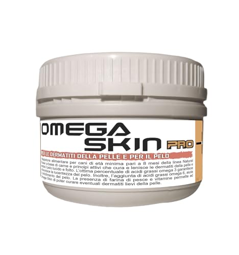 Omega Skin Pro 125 Nahrungsergänzungsmittel für Hunde, Nahrungsergänzungsmittel für Hundehaut, Nahrungsergänzungsmittel für Hundehaare von Musclefordogs.it