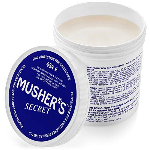 Musher's Secret Pfotenbalsam für Hunde und Katzen - Natürliche Pfotenpflege, Schutz und Pflege für Hundepfoten - Ideal für Pfotenbalsam Hund & Katze - Hochwertige Pfotenpflege für Hunde - 454g Musher's Secret Pfotenbalsam für Hunde und Katzen - Natürliche Pfotenpflege, Schutz und Pflege für Hundepfoten - Ideal für Pfotenbalsam Hund & Katze - Hochwertige Pfotenpflege für Hunde - 454g von Musher's Secret