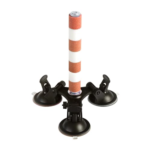 Muuzebsy Vogel-Sitzstange | Papageienständer Stick | Keramik-Schleifscheibe Kletterspielzeug für Nymphensittiche, Lovebirds, Wellensittiche, mittelgroße , Sittiche von Muuzebsy