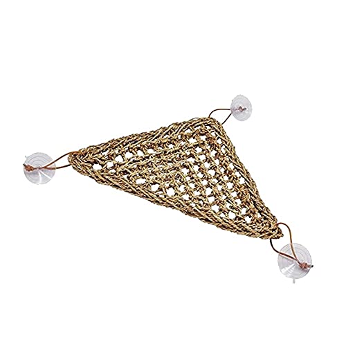 Muzboo Eidechsen-Grasmatte, natürliches Seegras, handgewebtes Bett, kleine Tiere, Krabbelmatte, 2 Stück, 32 x 32 x 42 cm Muzboo Eidechsen-Grasmatte, natürliches Seegras, handgewebtes Bett, kleine Tiere, Krabbelmatte, 2 Stück, 32 x 32 x 42 cm von Muzboo