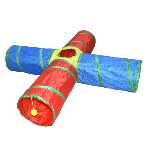 Muziner 4-Fach Faltbarer Katzenspielzeug-TunnelKatzen-KratztrommelFaltbarer KatzentunnelSpielzeug Für KätzchenErwachsene Katzen Muziner 4-Fach Faltbarer Katzenspielzeug-TunnelKatzen-KratztrommelFaltbarer KatzentunnelSpielzeug Für KätzchenErwachsene Katzen von Muziner