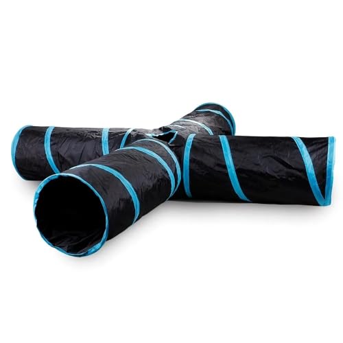 Muziner 4 Löcher Faltbarer Haustier-KatzentunnelHaustier-Katzen-Trainingsspielzeug Für KatzenKaninchenTierspieltunnelRohrKatzenspielzeltNest-Spielzeug Muziner 4 Löcher Faltbarer Haustier-KatzentunnelHaustier-Katzen-Trainingsspielzeug Für KatzenKaninchenTierspieltunnelRohrKatzenspielzeltNest-Spielzeug von Muziner