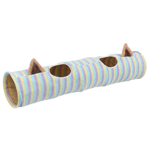 Muziner Bunt Gestreifte Auswahl An Faltbaren KatzentunnelspielzeugenKratzfestem KatzentunnelbettKatzenspielzeug,1 Länge 25 * 120cm Muziner Bunt Gestreifte Auswahl An Faltbaren KatzentunnelspielzeugenKratzfestem KatzentunnelbettKatzenspielzeug,1 Länge 25 * 120cm von Muziner