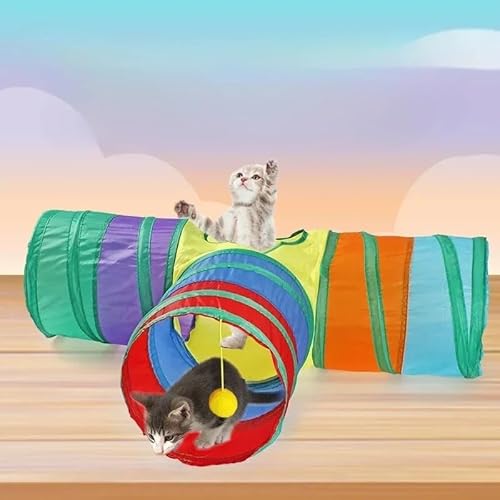 Muziner Buntes KatzentunnelrohrFaltbares KatzenspielzeugKitty-TrainingInteraktiver SpielzeugtunnelLangweilig Für WelpenKätzchenHeimtierbedarf,3 Muziner Buntes KatzentunnelrohrFaltbares KatzenspielzeugKitty-TrainingInteraktiver SpielzeugtunnelLangweilig Für WelpenKätzchenHeimtierbedarf,3 von Muziner