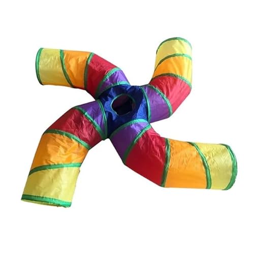 Muziner Haustier-Katzen-TunnelrohrLustiges Spielzeug Für KatzenFaltbares KatzenspielzeugInteraktive Kaninchen-SpieleKitty-TunnelChatHaustierprodukt,5 S Bunt Muziner Haustier-Katzen-TunnelrohrLustiges Spielzeug Für KatzenFaltbares KatzenspielzeugInteraktive Kaninchen-SpieleKitty-TunnelChatHaustierprodukt,5 S Bunt von Muziner