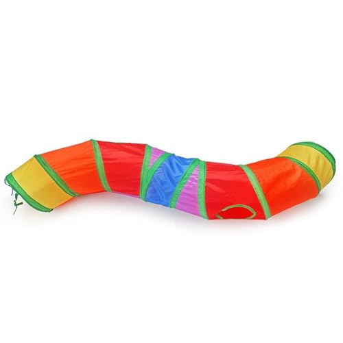 Muziner Haustier-KatzenspielzeugRegenbogen-KatzentunnelHaustier-LandebahnRollender DrachenkanalInteraktives Haustierzubehör Muziner Haustier-KatzenspielzeugRegenbogen-KatzentunnelHaustier-LandebahnRollender DrachenkanalInteraktives Haustierzubehör von Muziner