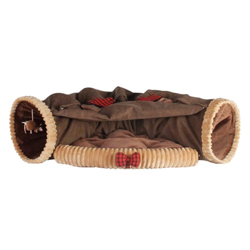 Muziner KatzennestKatzentunnelKatzenbettKatzengangKatzenhausKätzchenspielzeugWinterwarmes Katzenzubehör,braun Muziner KatzennestKatzentunnelKatzenbettKatzengangKatzenhausKätzchenspielzeugWinterwarmes Katzenzubehör,braun von Muziner