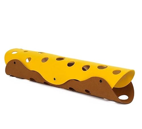 KatzenspielzeugFaltbarer KatzentunnelKatzentunnelRollender BodenChinchilla-NestKatzenfrühling Und SommerKatzenbettHeimtierbedarf,gelb + Kamel,Zweiteiliges Set3 Mm Dick KatzenspielzeugFaltbarer KatzentunnelKatzentunnelRollender BodenChinchilla-NestKatzenfrühling Und SommerKatzenbettHeimtierbedarf,gelb + Kamel,Zweiteiliges Set3 Mm Dick von Muziner
