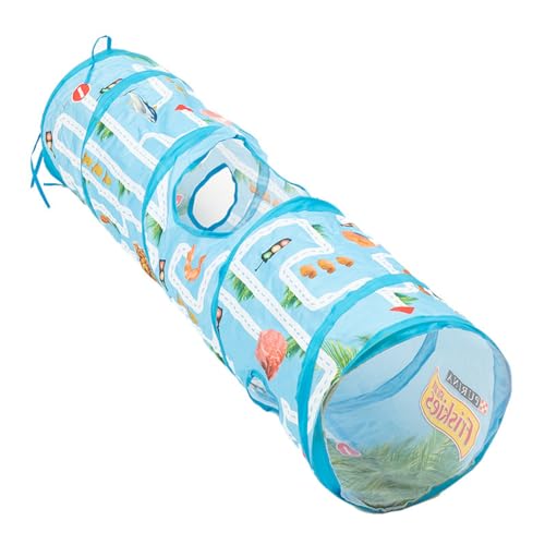 Muziner KatzentunnelRollender DrachenkanalKatzenspielzeugBuntFaltbarHeimtierbedarfKatzenhöhleLabyrinth-Tunnel,Blau Muziner KatzentunnelRollender DrachenkanalKatzenspielzeugBuntFaltbarHeimtierbedarfKatzenhöhleLabyrinth-Tunnel,Blau von Muziner
