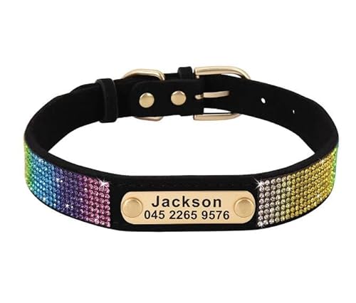 Personalisiertes Katzenhalsband,Katzenhalsbänder,Halskette,Gravierte Haustier-Welpen-ID-Halsketten,Weich Gepolstert Für Katzen,Schwarz,L Personalisiertes Katzenhalsband,Katzenhalsbänder,Halskette,Gravierte Haustier-Welpen-ID-Halsketten,Weich Gepolstert Für Katzen,Schwarz,L von Muziner