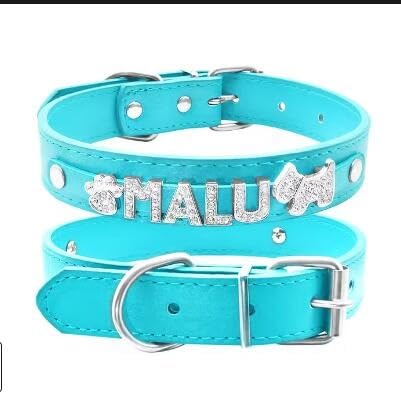 Personalisiertes Namens-Katzen-Hundehalsband CustomName Haustier-Hundehalsband Für Kleine,Mittelgroße Und Große Hundehalsbänder,Himmelblau,L Personalisiertes Namens-Katzen-Hundehalsband CustomName Haustier-Hundehalsband Für Kleine,Mittelgroße Und Große Hundehalsbänder,Himmelblau,L von Muziner