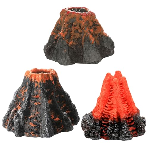 Muzrunq Vulkanspielzeug, 3PCS -Simulation Vulkanmodell Harzaquarium, Bubble Maker Simuliertes Spielzeug Aquariumdekor für Landschaft, Mini -Gartenverzierung Muzrunq Vulkanspielzeug, 3PCS -Simulation Vulkanmodell Harzaquarium, Bubble Maker Simuliertes Spielzeug Aquariumdekor für Landschaft, Mini -Gartenverzierung von Muzrunq