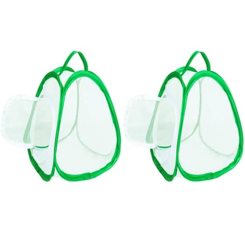 Schmetterlingsnetzkäfig, 2pcs Mesh Schmetterlingslebensraum mit Griff und Reißverschluss 8, 8 x 10 Zoll 10 Zoll Käfig zum Transport und Anheben Schmetterlingsnetzkäfig, 2pcs Mesh Schmetterlingslebensraum mit Griff und Reißverschluss 8, 8 x 10 Zoll 10 Zoll Käfig zum Transport und Anheben von Muzrunq