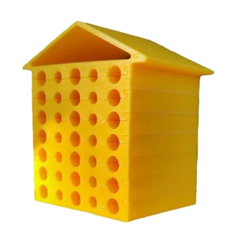 Bienenhaus-Dekoration, Bienenstock-Lebensraum, abnehmbarer Bienenstock-Hotel, kreative Box, Schmetterlings-Lebensraum, umweltfreundliche Heimdekoration, 9,5 x 9 x 6,3 cm, für Haus, Garten von Mwkbbn