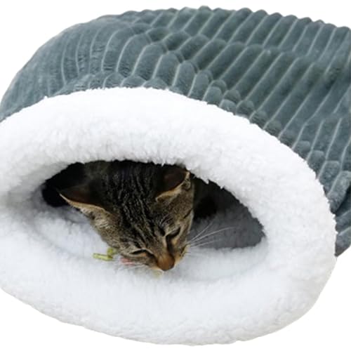 Haustier-Kuschelbett, abnehmbares Haustierbett, Katzenschlafbett, kleines Hundebett, waschbares Haustierbett, Schlafhöhle, Haustierversteck Wärmekissen, Sack, Haustier-Schlafbett für Katzen, kleine Haustier-Kuschelbett, abnehmbares Haustierbett, Katzenschlafbett, kleines Hundebett, waschbares Haustierbett, Schlafhöhle, Haustierversteck Wärmekissen, Sack, Haustier-Schlafbett für Katzen, kleine von Mwkbbn